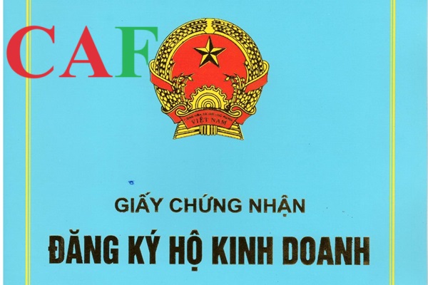 Thủ tục thành lập hộ kinh doanh cá thể mới nhất hiện nay, CAF cập nhật