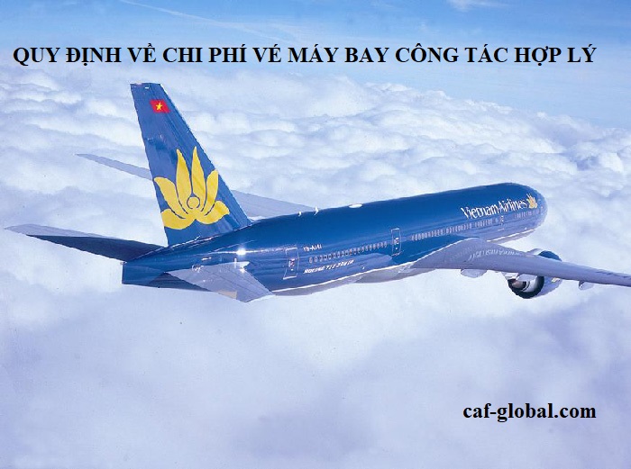 Quy định về chi phí vé máy bay công tác