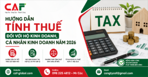 Cách tính thuế đối với cá nhân kinh doanh, hộ kinh doanh
